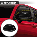 Left Side View Mirror Cover Trim for Honda CR-V (2012–2016) ABS Black