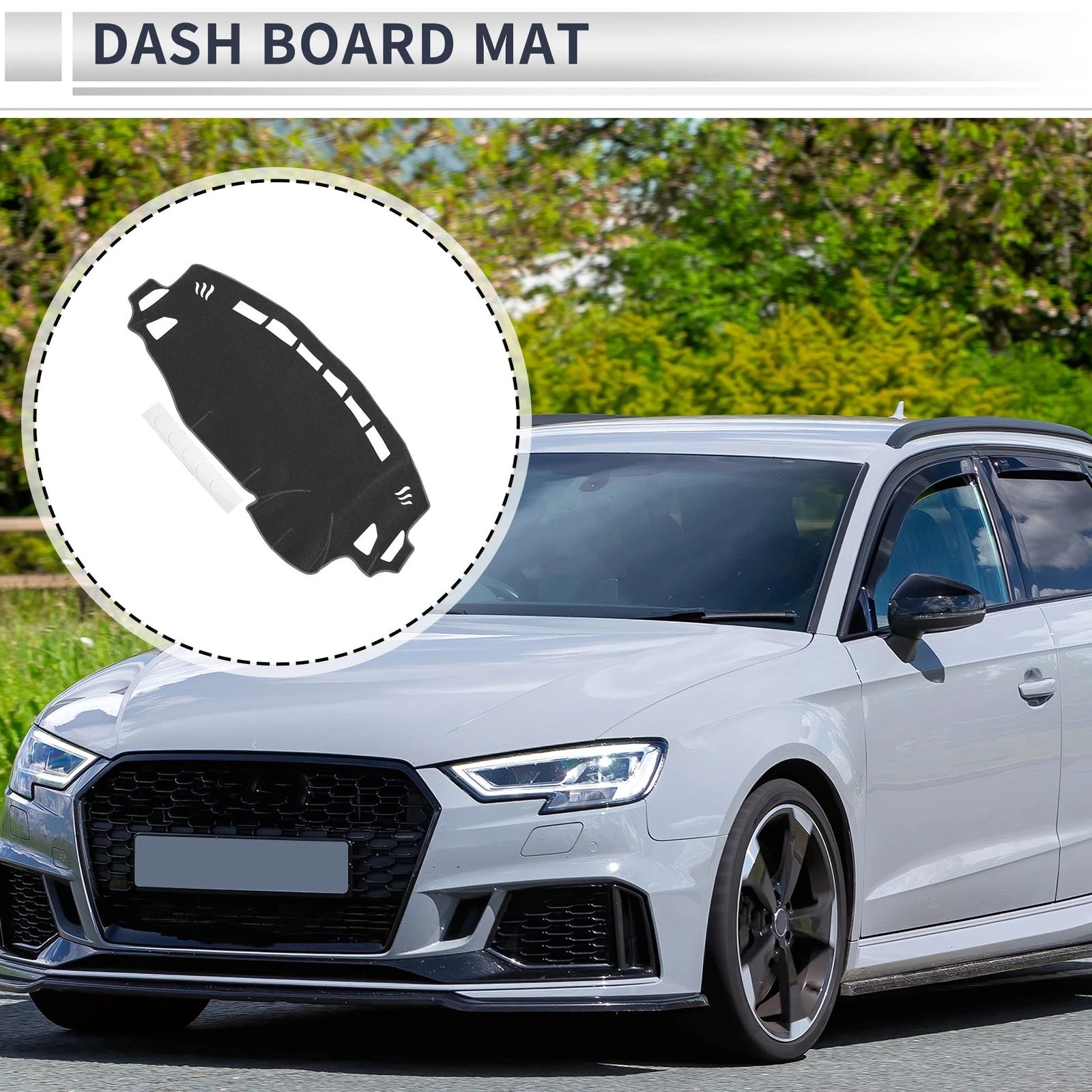 Dashboard Dash Cover Mat for Suzuki Spandia MK32S MK42S (2013–2017) Gray