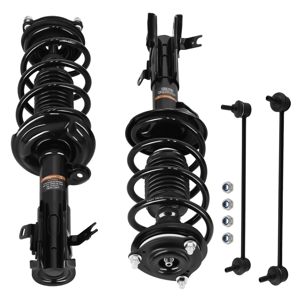 Front Struts w/Coil Spring Sway Bar Links For Honda Civic 2013-2015 DX/EX/EX-L