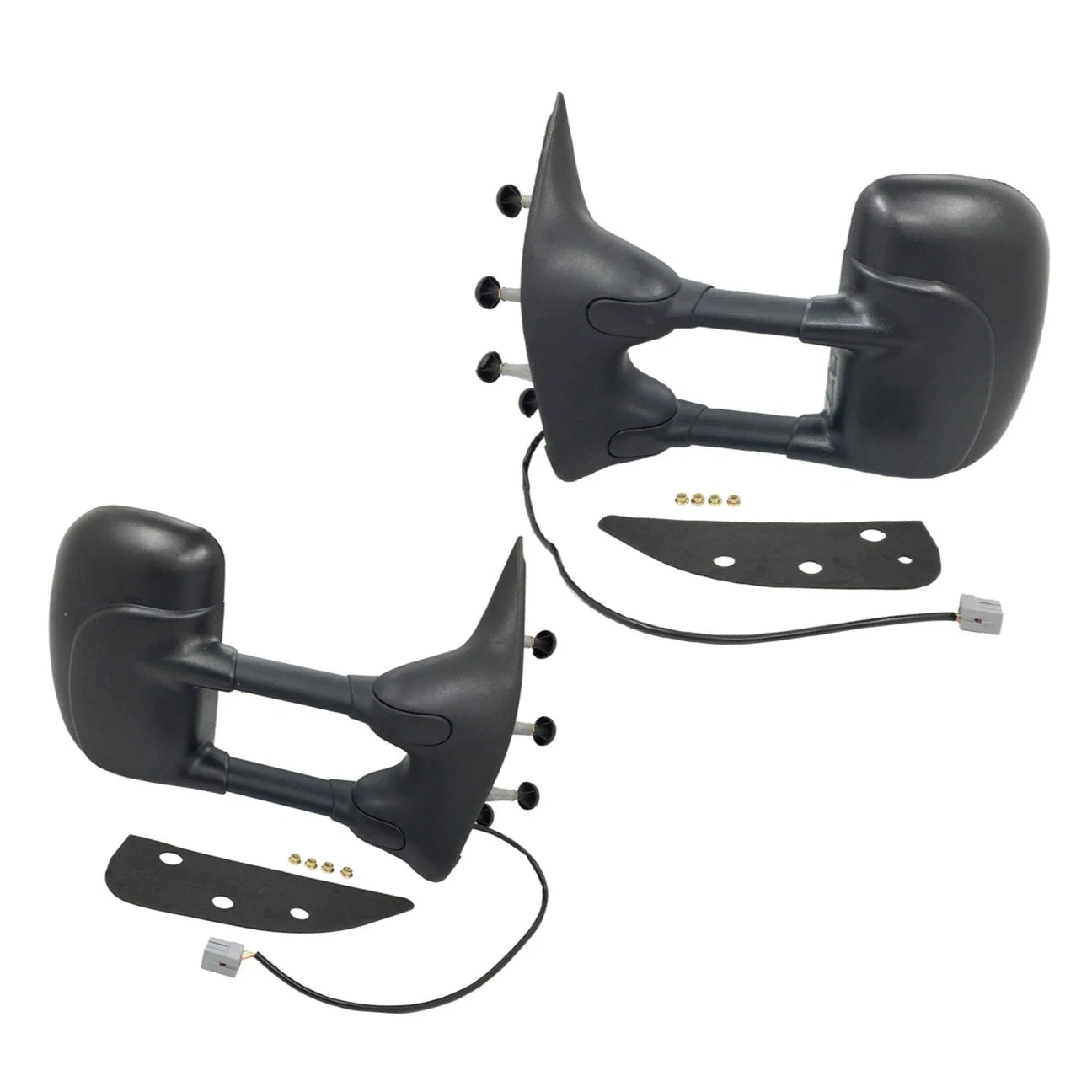 Pair Power Folding Side View Mirrors FO1320329 for Ford E-250 E-350 (2008–2014)