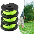 Spool Line Replacement for Garden Power Tool (Black + Fluorescent Green)