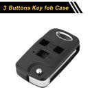 3 Button Key Fob Shell Case for Lexus RX300 (2003) - Black