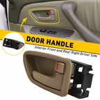 Door Inside Trim Handle Set of 2 for Toyota Sequoia Avalon Beige