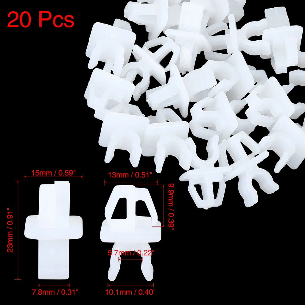 20pcs Hood Prop Rod Clip Retainer for Mitsubishi V31 V32 V33 (1990–1999)
