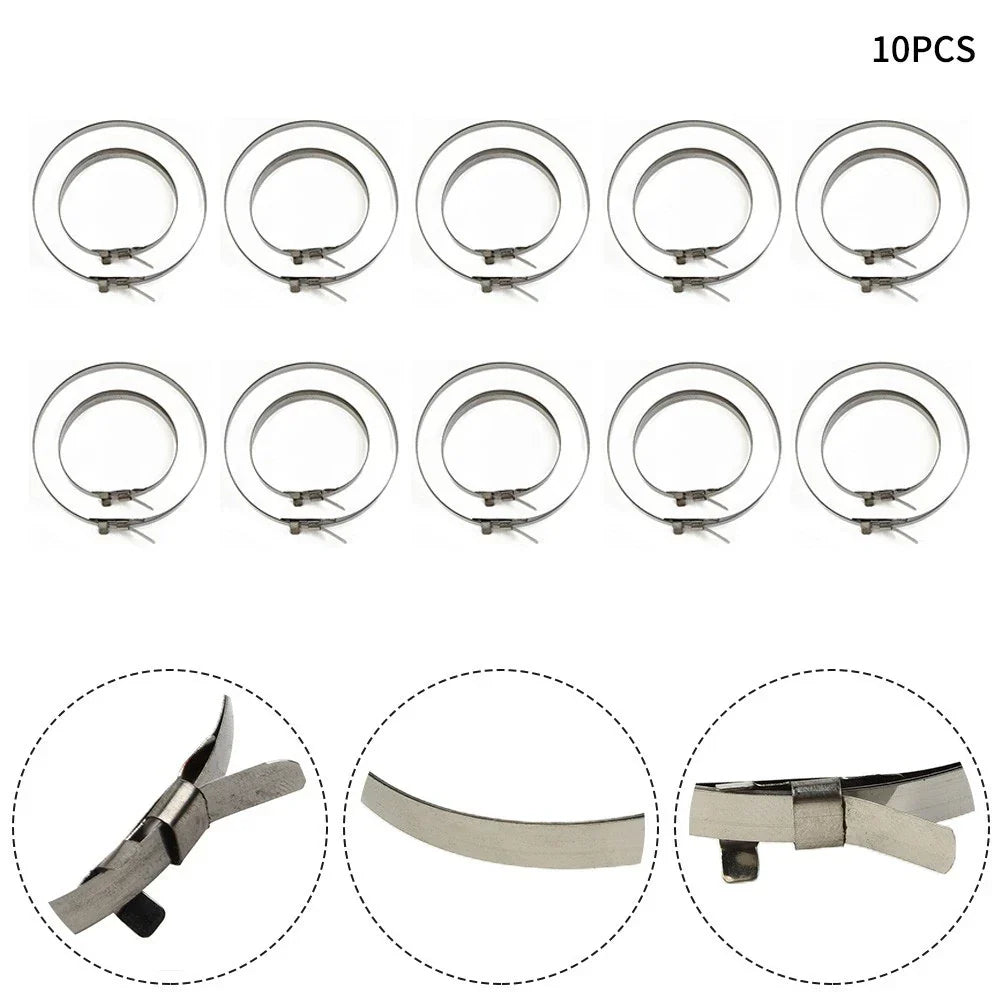 Boot Clamps / 20 Pcs / Stainless Steel Boot Clamps for CV Joint Axle Boot