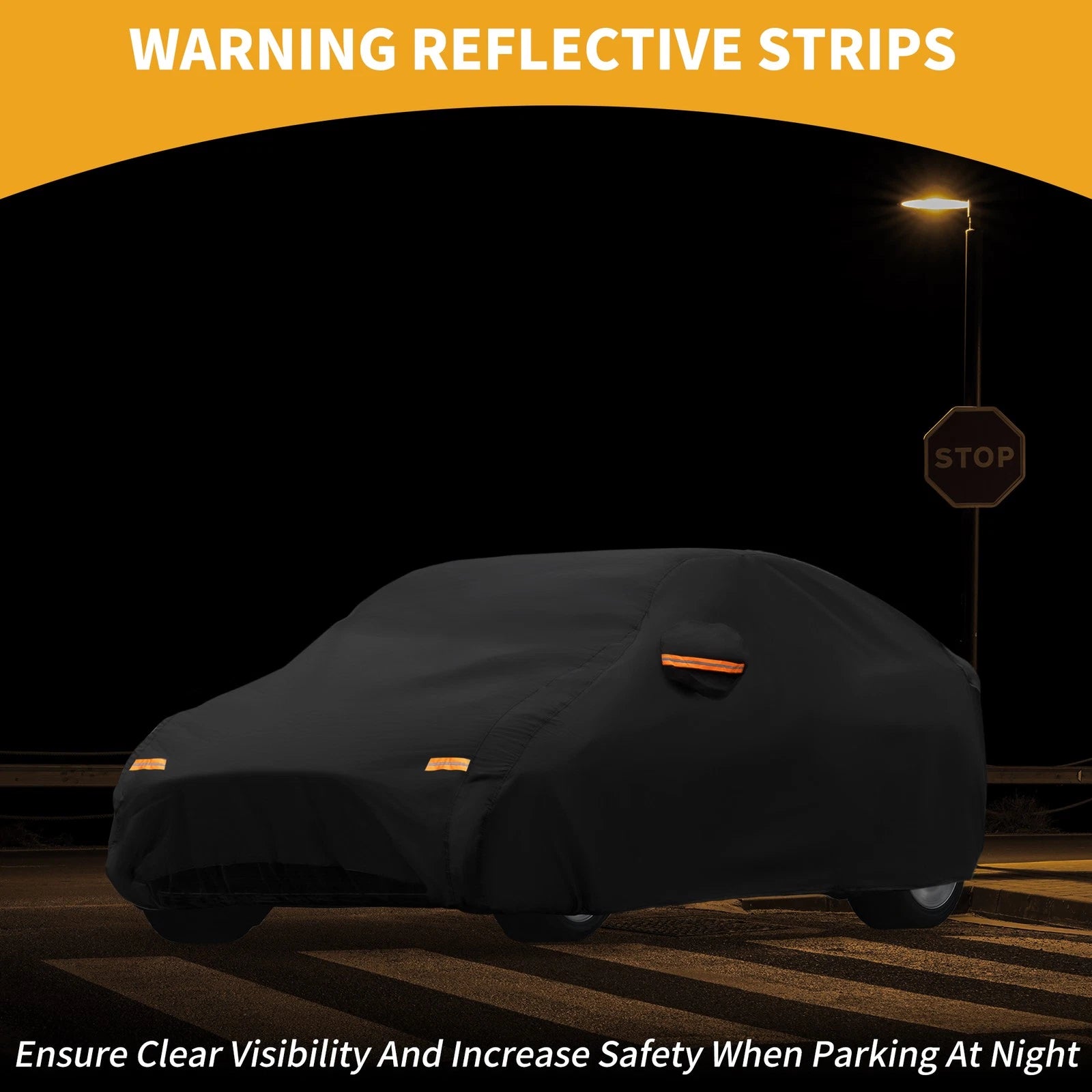 Waterproof Car Cover for Volkswagen ID.3 (2021–2024) Black 210D-PU
