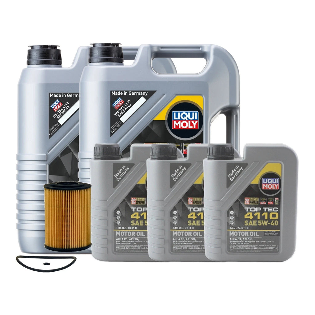 Liqui Moly Top Tec 4110 5W-40 Engine Oil Change Kit for W906 W907 (2006–2021)
