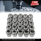 25 Pack ER32 Collet Set for Universal Use (1/16 inch - 3/4 inch)