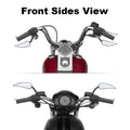8mm Black Rear-View Mirrors for Harley Heritage Softail Classic Dyna