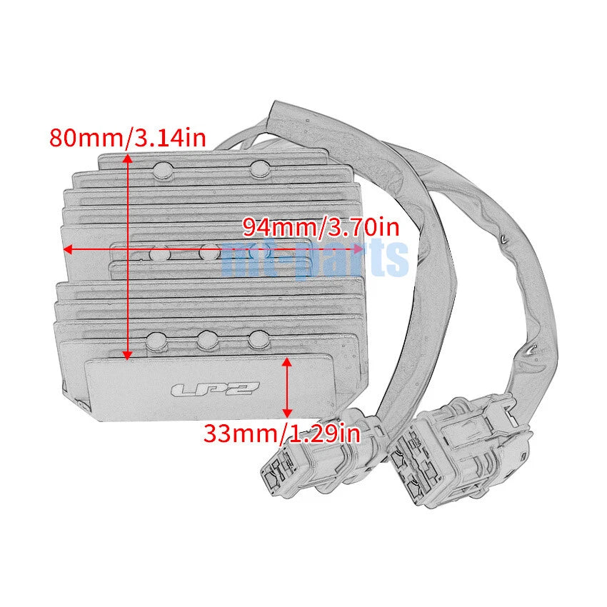 Voltage Rectifier Regulator for Aeon ATV Cobra 300 S / Crossland 400 4x4 (2012–Present)
