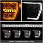 Sequential 3D LED Bar Projector Headlights for Ford F-150 (2021–2023)