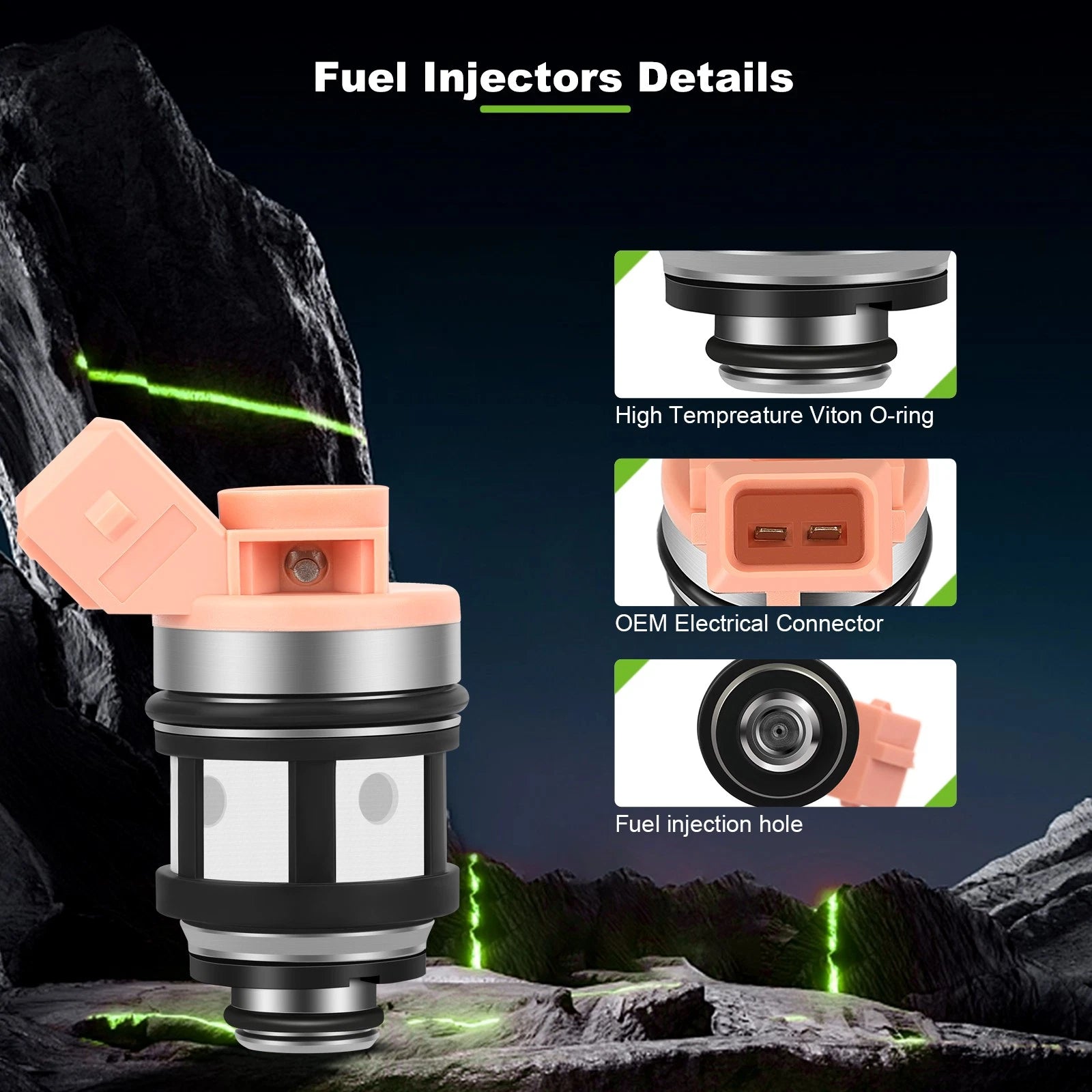 Fuel Injector for Nissan Quest (1993–1995) & D21 Pickup (1990–1994) 3.0L
