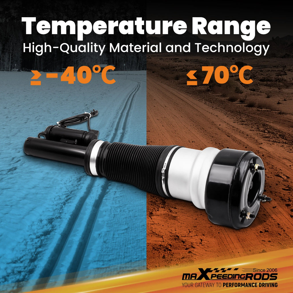 Front Left & Right Air Ride Suspension Shocks for Mercedes W221 S-Class (2007-2013)