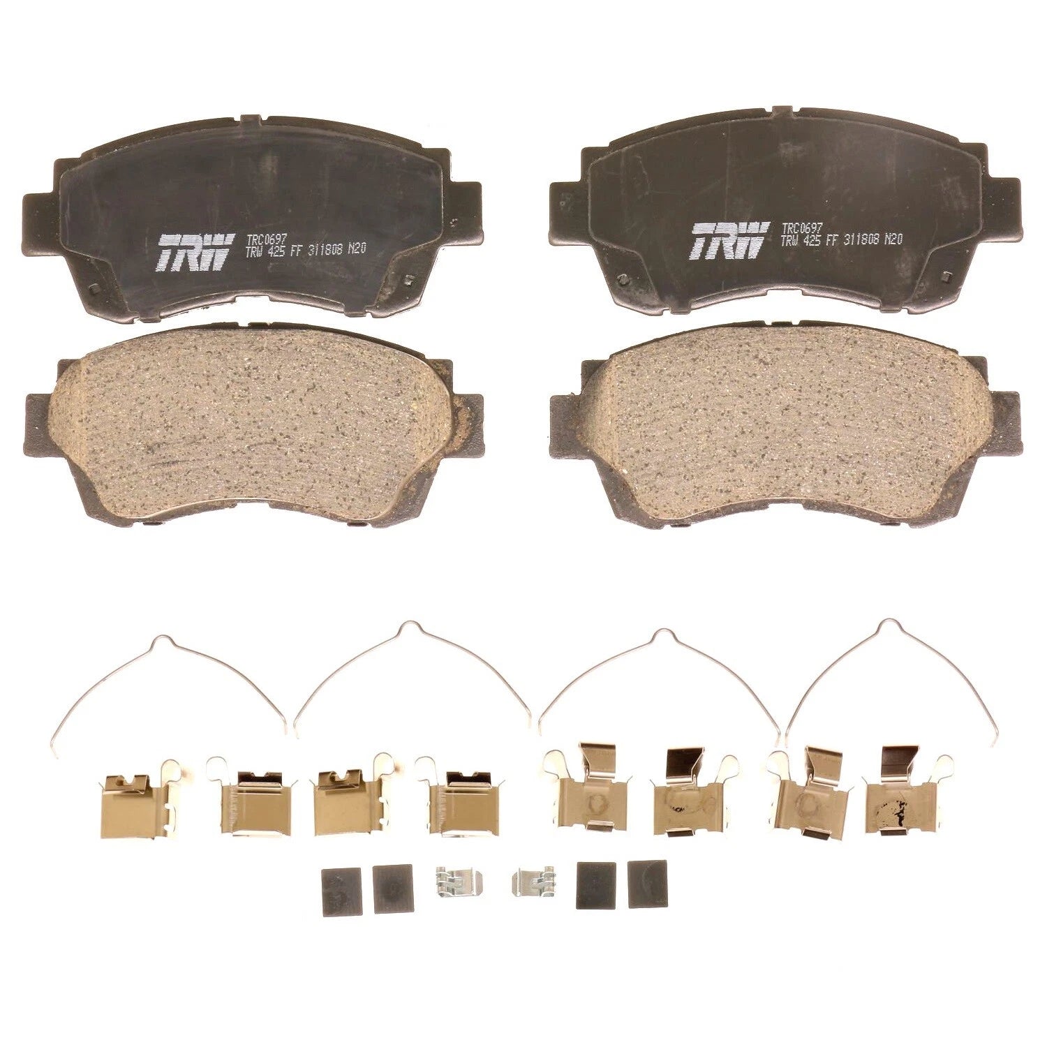 Front Brake Kit with 275mm Drilled Rotors & TRW Pro Ceramic Pads for ES300 Avalon Camry (1992–2006)