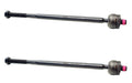Set of 2 Front Inner Steering Tie Rod Ends for Ford Focus (2000–2005)