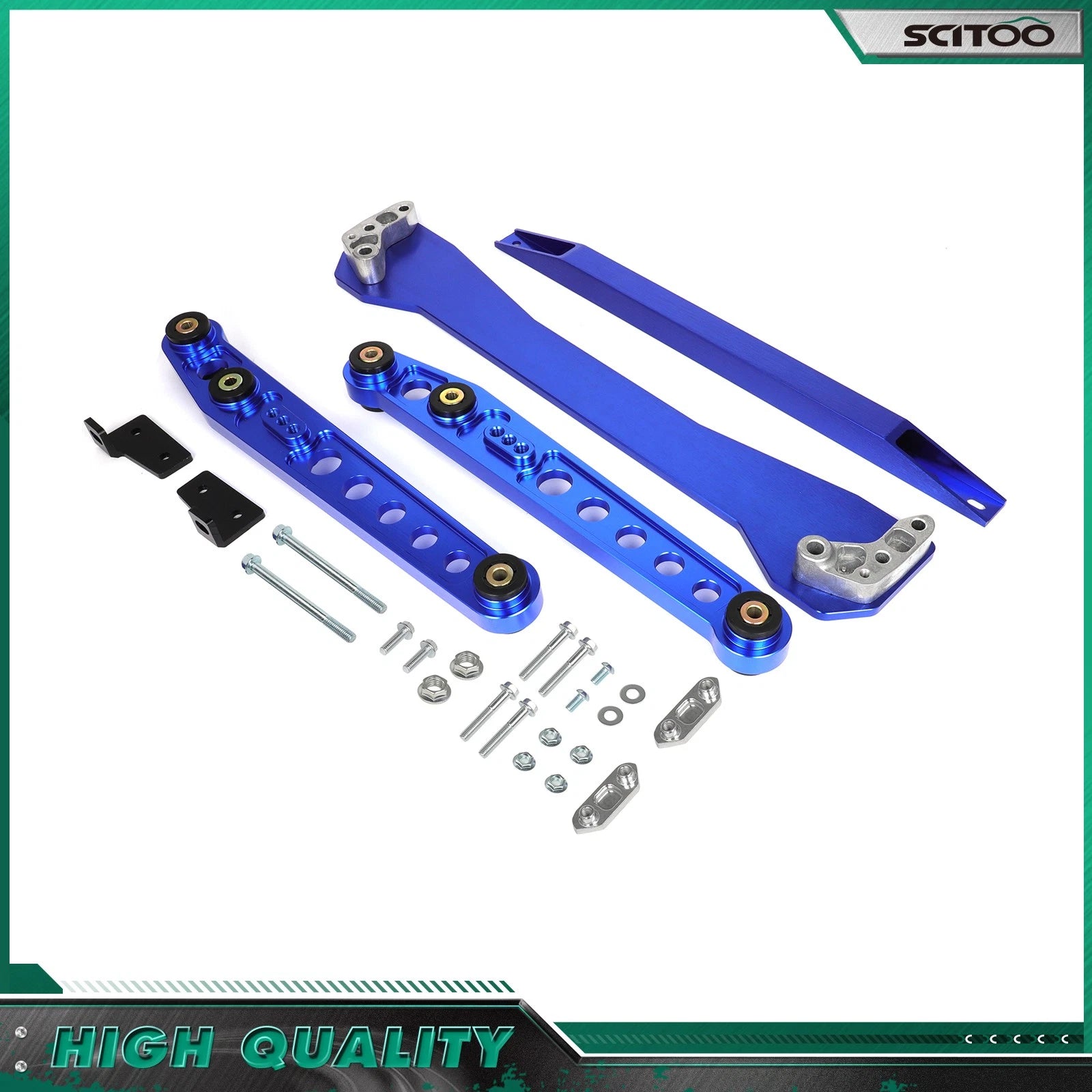 Rear Lower Control Arm Subframe Brace Bar Kit for Honda Civic (1996–2000)