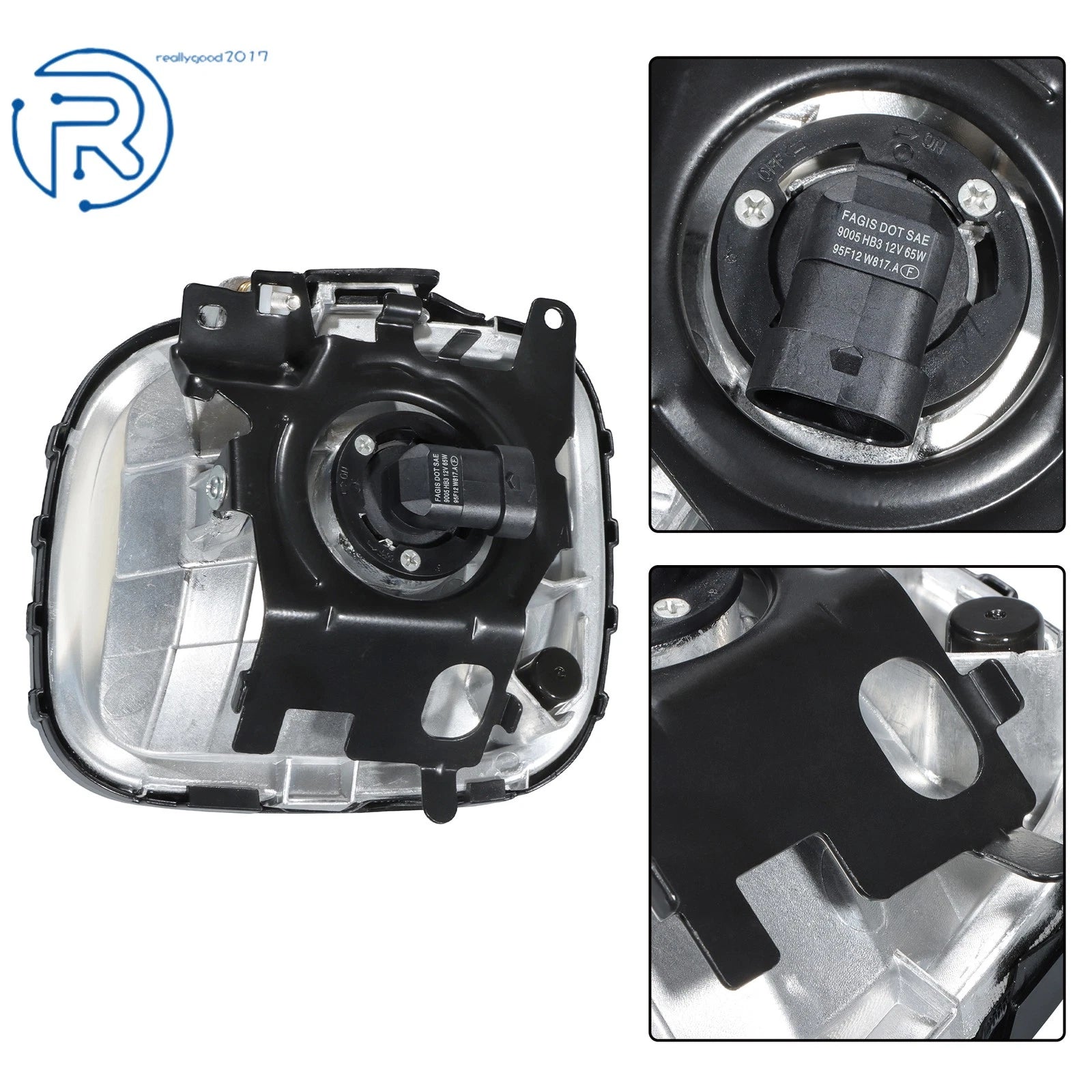 Driver Side Fog Light with Guard for Subaru Forester (1998-2000)