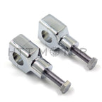 1" Chrome Handlebar Risers for Harley Davidson Sportster Softail (US)