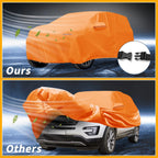 Waterproof Car Cover for Ford Explorer (210D-PU, Orange)