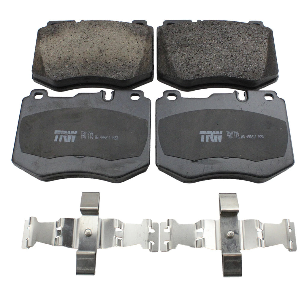 Set of 4 TRW Pro Low-Met Brake Pads for MB W205 C300 AMG Pkg C350e X253 GLC300