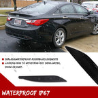 2X Smoked Black Lens Rear Bumper Reflector Lights for Hyundai Sonata (2011–2014)