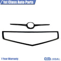2X Front Bumper Grille Trim Molding for Acura TSX (2006–2008) Gloss Black