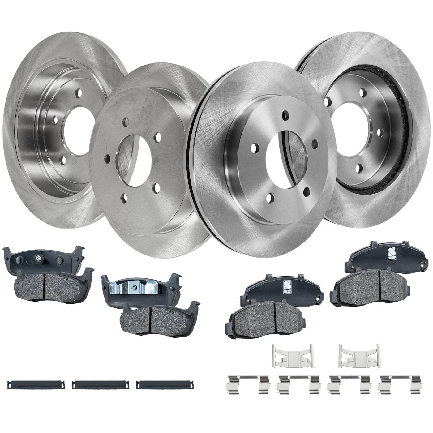 Brake Disc and Pad Kit for Ford F-150 Heritage (2004)