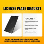 Rear License Plate Bracket for Audi A3 S3 (2014-2024)