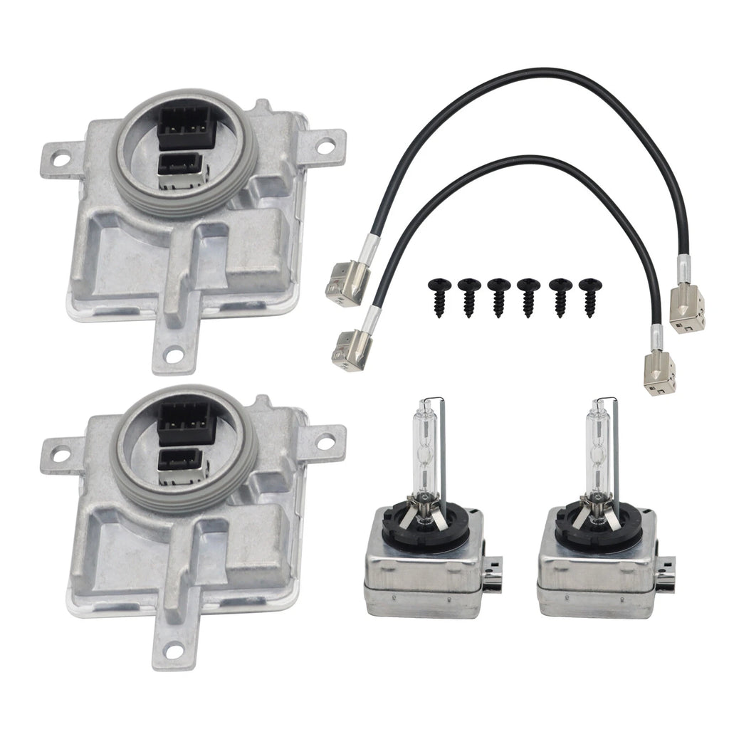 Pair of Xenon Ballast & Bulb D3S for Audi A3 A4 A5 (2010–2016)