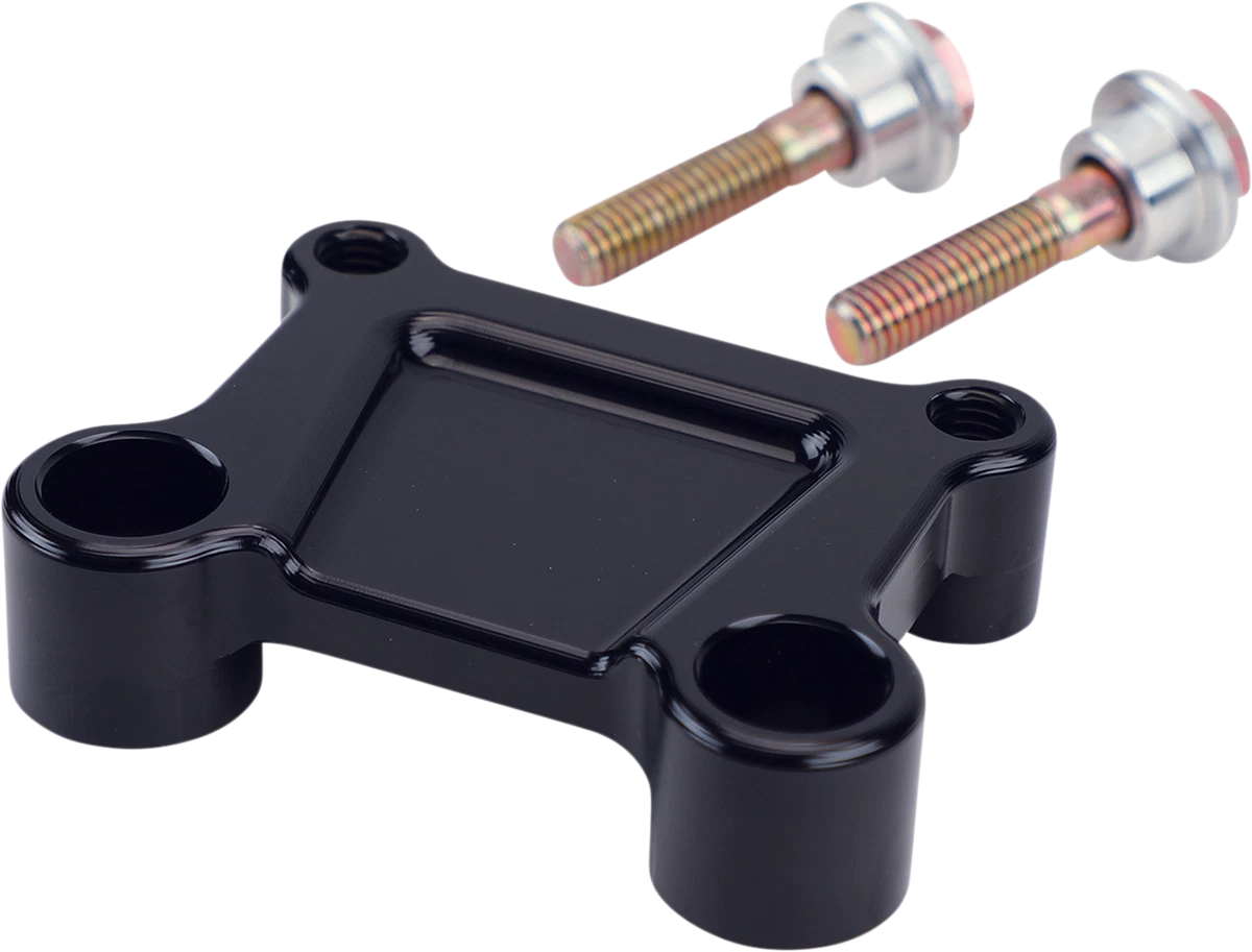T-Bar Handlebar Adapter for Harley FLH (LA-7415-15B) - Black