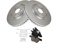 Front Brake Pad and Rotor Kit for Jaguar S Type R XK115BQ (2006–2008)