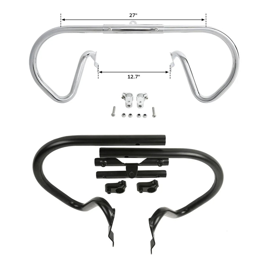 Engine Guards Crash Bar for Harley V-Rod Muscle VRSCA Chrome/Blk (2002-2017)