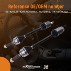 Set of 2 Complete Front CV Axle Joint Shaft Assembly for MDX Pilot