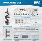 Engine Rebuild Overhaul Kit for Hyundai Kia G6DH (3.3L)
