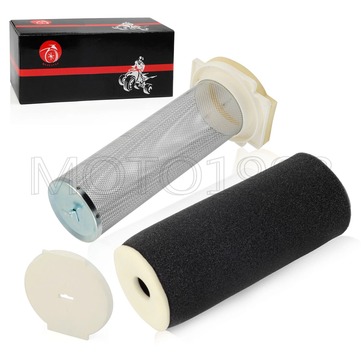 Air Filter & Cage Guide & End Cap Kit for Yamaha Raptor 350 (2004–2013)