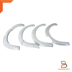 White QM1 Smooth Fender Flares for Nissan Navara D23 (2021-2023)