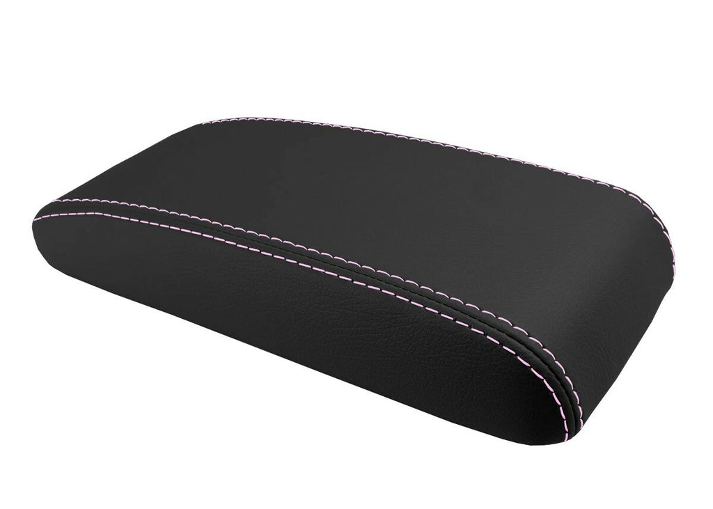 Console Lid Pull Over Cover Leather for Toyota 4Runner (1996–2002) Pink Stitch