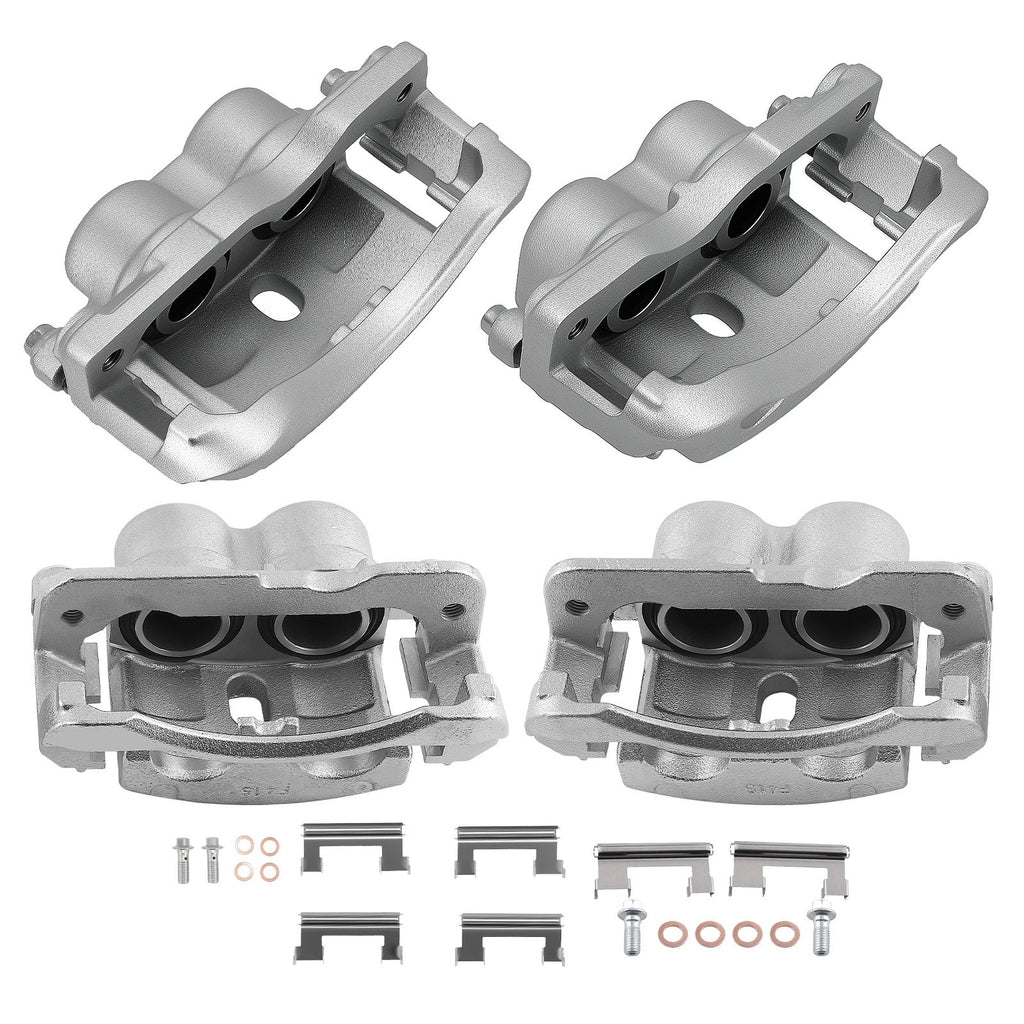 Front Rear Disc Brake Calipers w/Bracket for Chevrolet Avalanche 2500 2002-2006