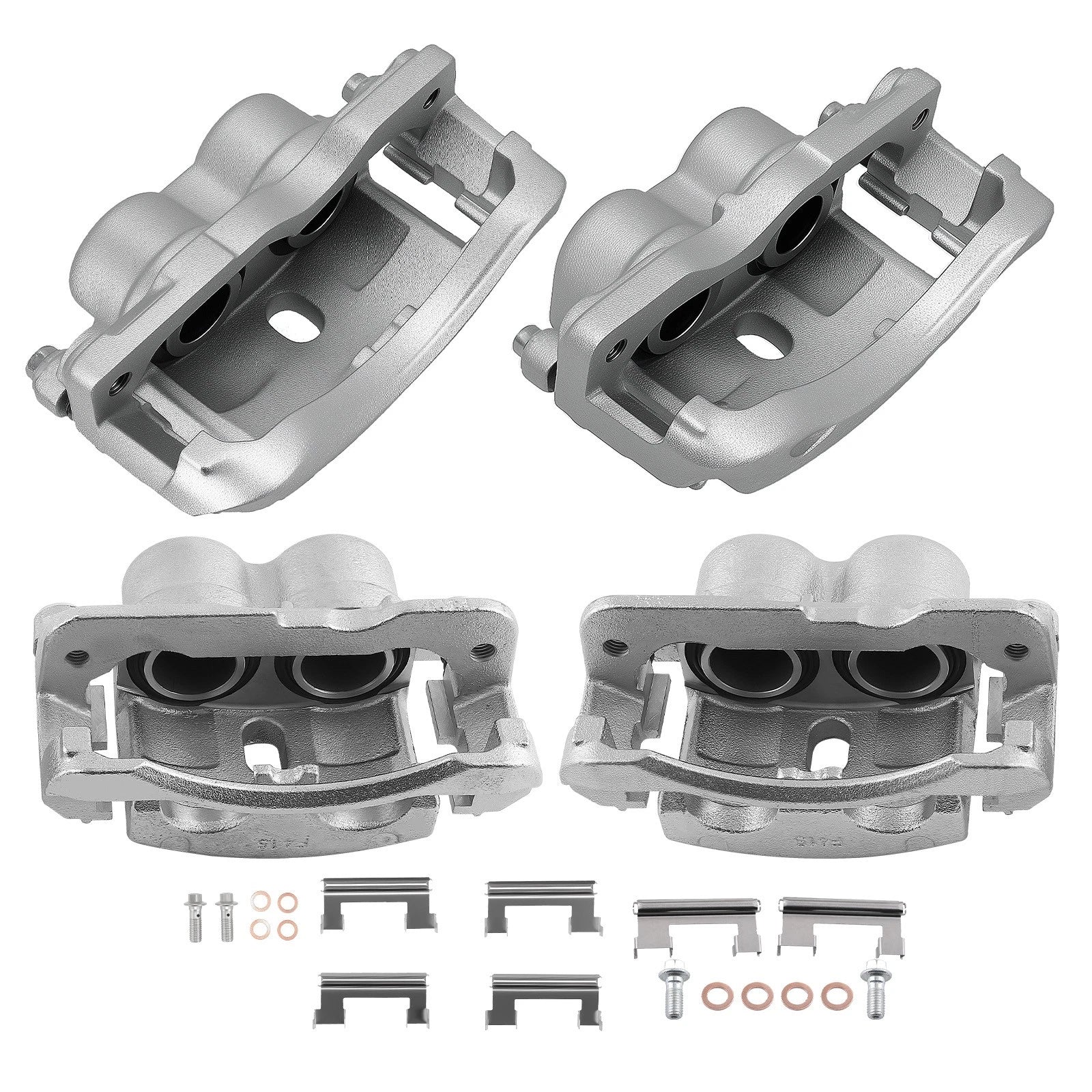 Front Rear Disc Brake Calipers w/Bracket for Chevrolet Avalanche 2500 2002-2006
