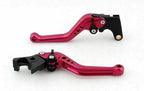 Short Brake Clutch Levers for Kawasaki ZX-6, ZZR600, ZXR400, ZZR, Z750S, ER-5, ZR (1990–2023)
