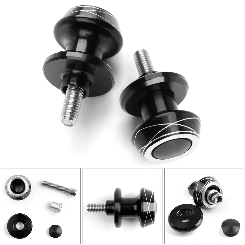 Pair 8mm CNC Swingarm Spools for Suzuki Honda (Fits )