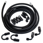 6AN 16FT Fuel Hose Line Kit for Universal Applications (Nylon, Stainless Steel)