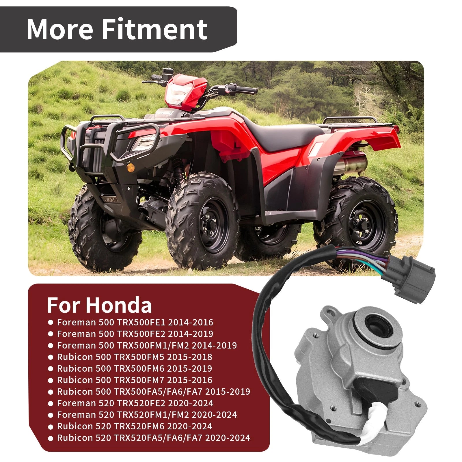 Front Differential Final Drive Actuator for Honda Foreman 500 (2014–2016)