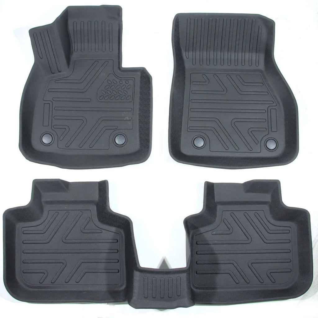 Set of 3 TPE Rubber All Weather Floor Mats for BMW X1 (2016–2022)