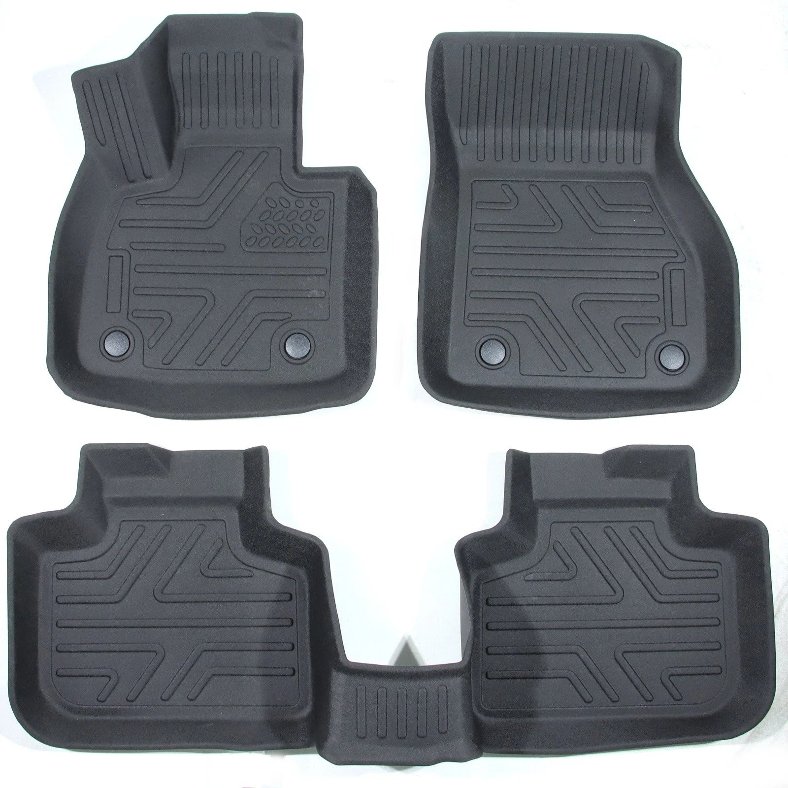 Set of 3 TPE Rubber All Weather Floor Mats for BMW X1 (2016–2022)