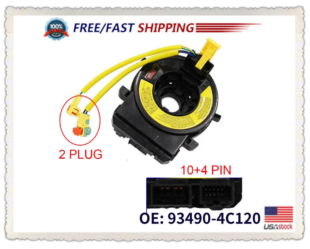 Spiral Cable Clock Spring 93490-4C120 for Kia Optima (2011–2013)