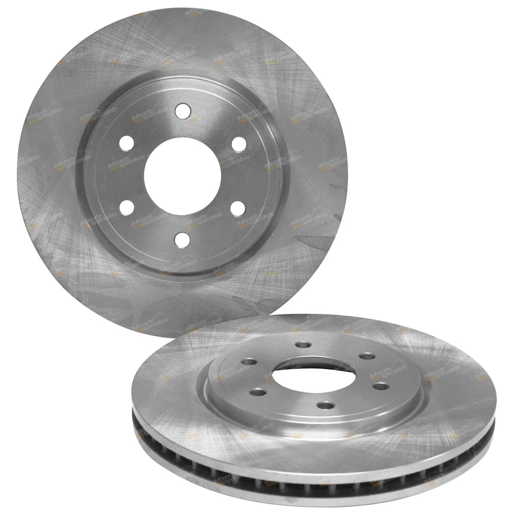 Front Disc Brake Rotors + Pads Set for Pathfinder R51 V6 (2006-2012)