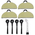 Mop Pads Side Brush Replacement Kit for Shark RV2620WD RV2610WFUS RV2410WD