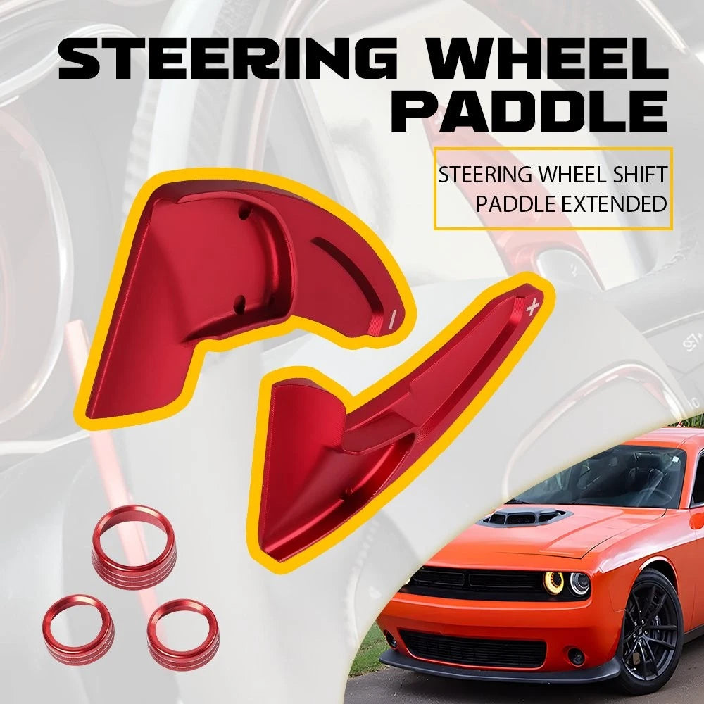 Steering Wheel Shift Paddle Shifter Extension for Dodge Challenger Charger (2015–2021)