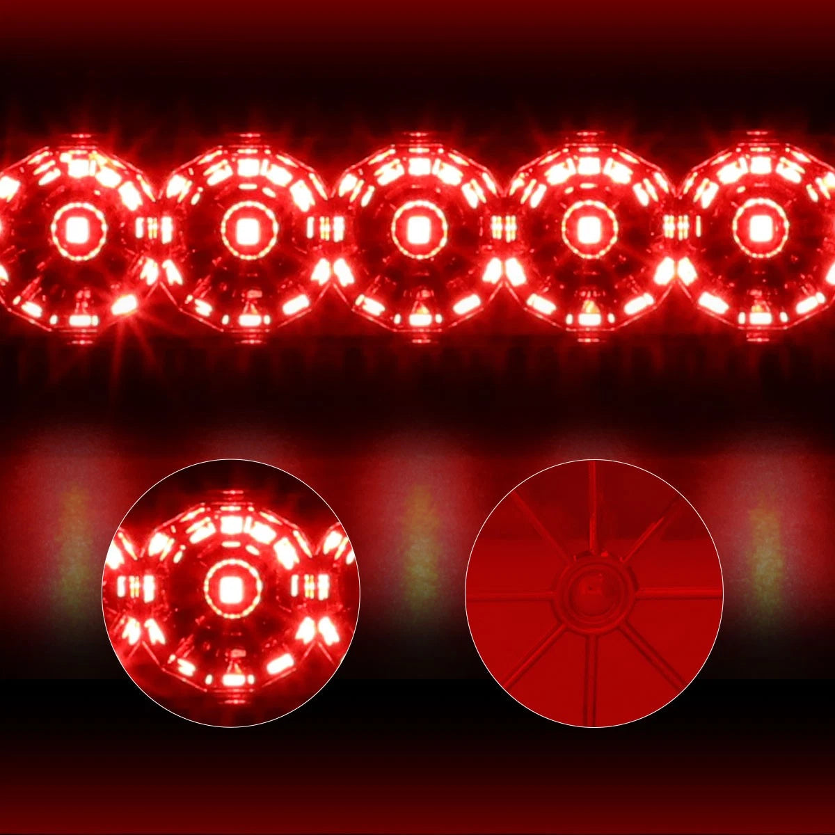 Sequential LED Third Tail Brake Light for Ford F250-F550 SD (1999–2016)